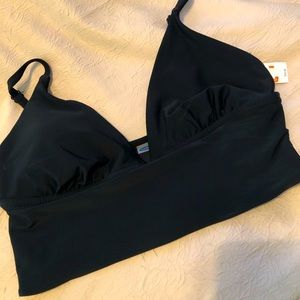 FINAL DAYS-STORE CLOSING Old Navy Plunge Longline Bikini Swim Top NWT